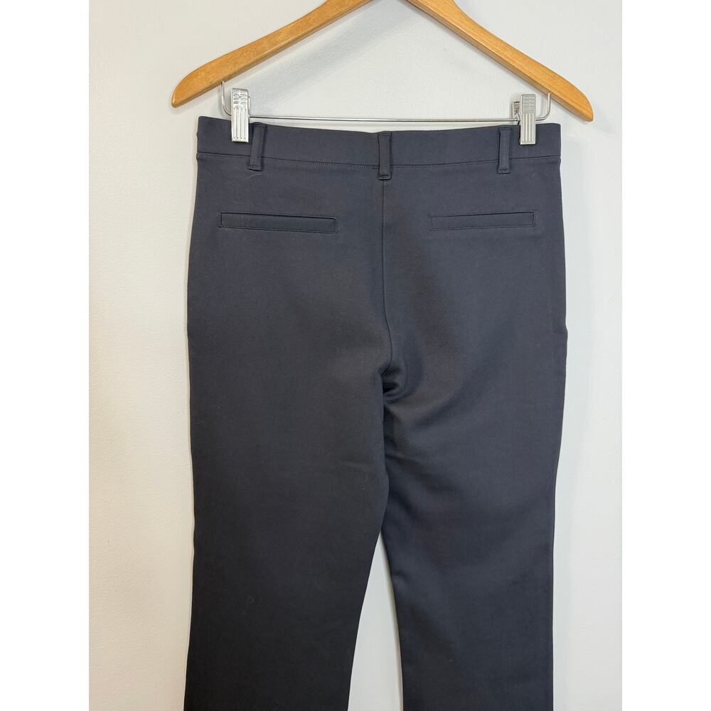 Quince Ultra-Stretch Ponte Straight Leg Pants Navy Women's M Stretch - Picture 5 of 10